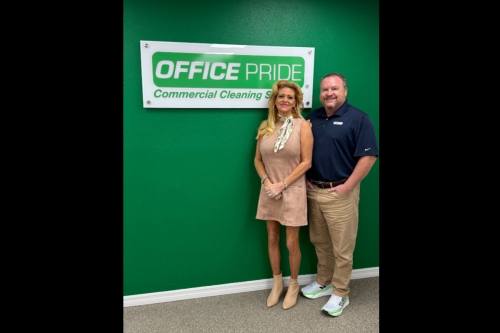 Franchisees Rick and Stefanie Bottorff opened Office Pride New Braunfels Oct. 14. (Courtesy Office Pride New Braunfels)