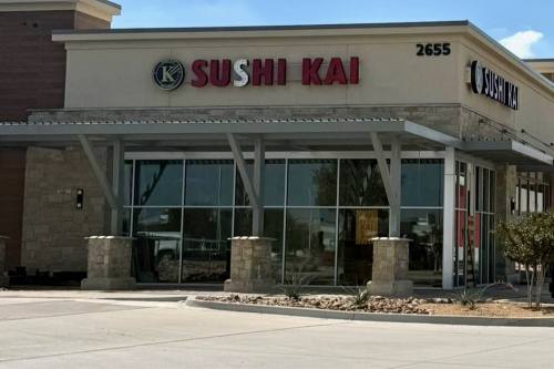 An exterior shot of the Sushi Kai Japanese restairant
