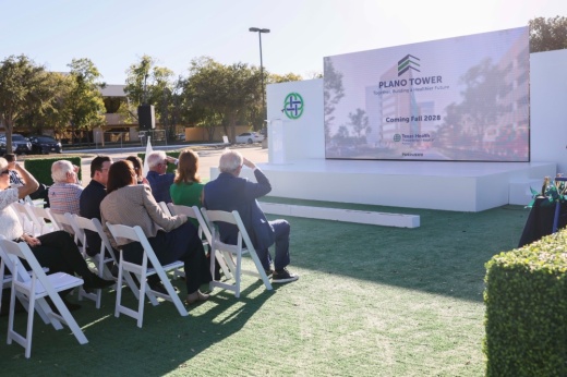 The hospital plans to have 563 beds in total once the expansion is complete, including just under 400 licensed acute and critical care beds, according to a news release from the hospital. (Courtesy Texas Health Plano)