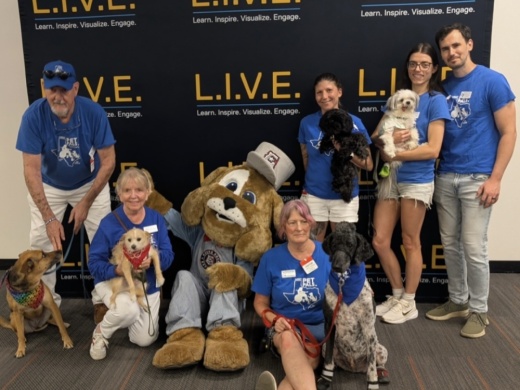 The nonprofit sends volunteers and their dogs to visit those in care facilities. (Courtesy Therapy Pet Pals of Texas)
