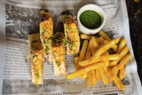 Sandwiches and fries