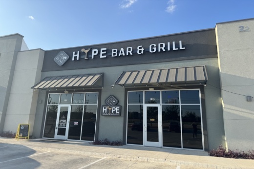 Exterior of a sports bar