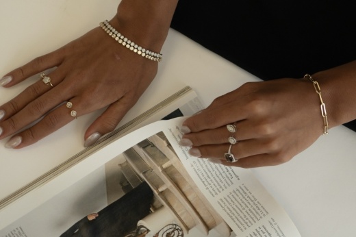 Each piece of jewelry at De Noche is carefully selected with high-quality materials and attention to detail. (Courtesy De Noche Jewels)