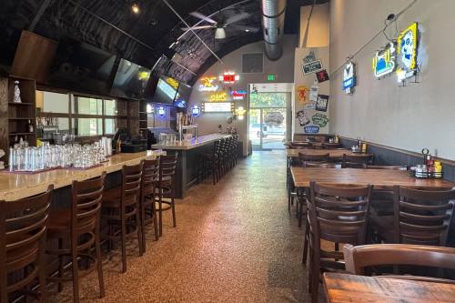 The inside of the restaurant