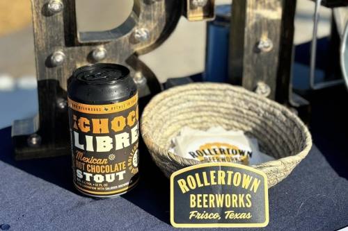 Patrons can buy beer, wine, cocktails and mocktails at Rollertown Beerworks new Frisco location. (Courtesy Rollertown Beerworks)