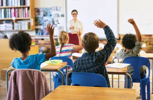 students in classroom