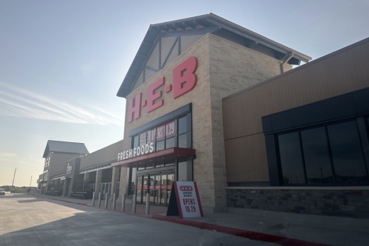 The Jordan Ranch H-E-B will open at 6 a.m. on Oct. 29. (Aubrey Vogel/Community Impact)