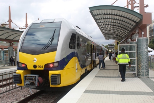 The Silver Line has two stations in Richardson, including one near CityLine. (Michael Crouchley/Community Impact)