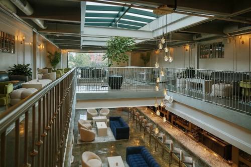 The social lounge recently opened in Houston's Harlow District. (Courtesy Eberhard Social House)