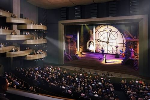 Performing arts center rendering