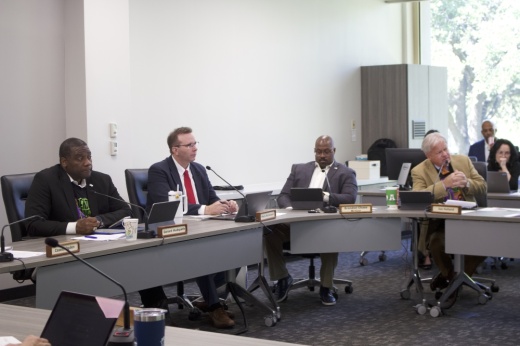 Denton City Council holds a meeting.