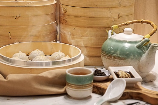 The Washington-based dumpling chain's menu is centered around Xiao Long Bao, or soup dumplings, available in various flavors (Courtesy Supreme Dumplings)