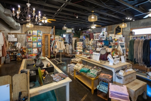 View of Pookie Jane's Boutique store from entrance.