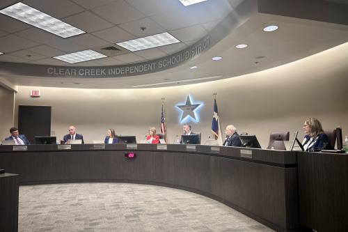 The new software platform and police vehicles will be paid for through the district 2023 bond, and the white fleet vehicles will be paid through the district’s capital funds. (Haley Velasco/Community Impact)