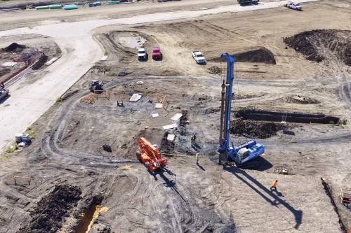 Several roads are being built as part of the Firefly Park development, including Mahard Parkway and Fireglass Way. (Courtesy Wilks Development)