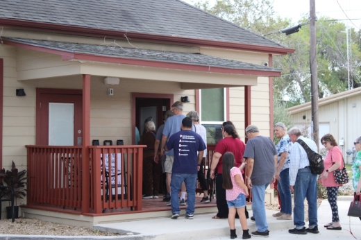 Kowloon W. Kitchen held a sneak peek event at its new restaurant in Cibolo on Oct. 24 with a crowd waiting to see the new space. (Andrew Creelman/Community Impact)