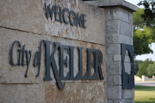 City of Keller signage in September 2025