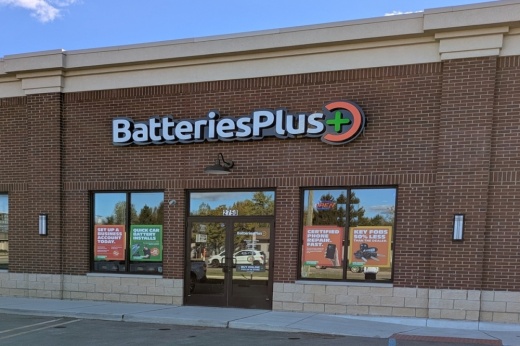 Exterior of a battery store