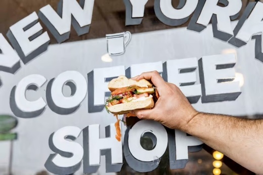 The bagel shop serves sweet and savory New York-style bagels. (Courtesy New York Deli & Coffee Shop)