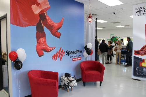 Wall graphics of Speedpro