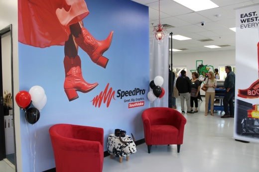 Wall graphics of Speedpro