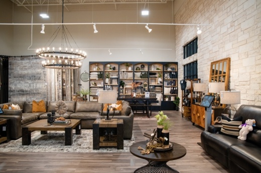 An interior shot of Home Zone Furniture