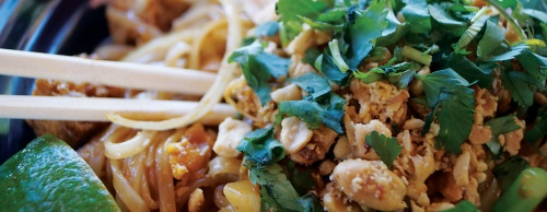 Sunset Valley-based restaurant Fire Bowl Cafu00e9 offers classic Asian dishes such as pad thai ($7.50-$8.50).