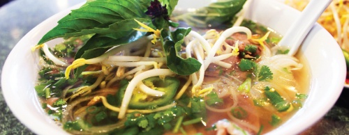 Pho is one of Tan Myu2019s most popular dishes. It costs $6.80 for a small bowl. 