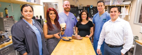 The staff at Austin Prosthetic Center in West Lake Hills craft prosthetics, educate patients on how to walk on their new limbs and provide peer support for new amputees.