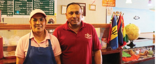 Naseer u201cMohu201d Mohamed and his wife, Sherry, opened Du2019Caribbean Curry Spot in 2006.