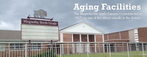 The Magnolia 6th Grade Campus is one of several schools set to receive maintenance in the bond.