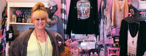 Girligirl Boutique owner Kim Strickland hand-picks all of her merchandise for the store.