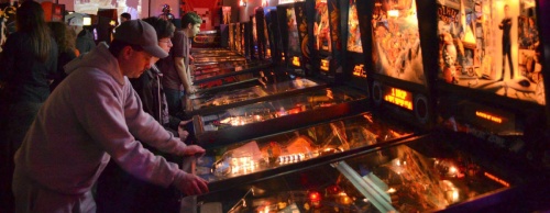 The Game Preserve offers classic arcade pinball games like the Twilight Zone.