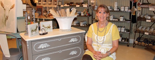 Retired educator and small-business owner Karla Ritchey began selling Chalk Paint in 2011.