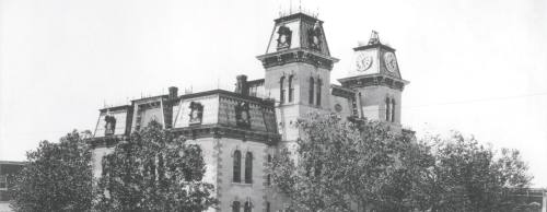 The Historic Collin County Courthouse served as the hub for downtown from 1876-1979.