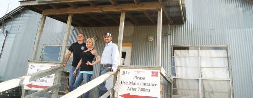 From left Bishop Badger, Colleen Naumann and Brad Naumann make up half of DSRu2019s owners.