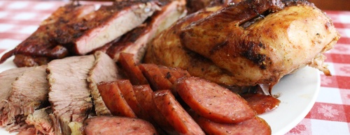 Vasos Bar-B-Q smokes all of its meats with hickory wood to create a sweeter taste. 