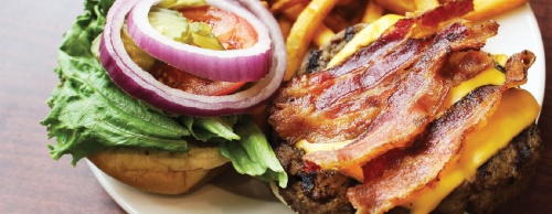The recipe for the grilled Angus burger ($9.75) has remained unchanged since at least 2006. The burger is a long-standing customer favorite at the restaurant. 