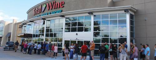 Total Wine & More in the Lakeline Mall Plaza.
