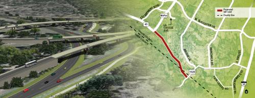 SH 45 SW, designed and to be constructed by the Central Texas Regional Mobility Authority, is four-lane toll highway that would connect Loop 1 to FM 1626 in Hays County to alleviate area traffic. The project is in environmental reassessment after the Mobility Authority made revisions during the final design phase.