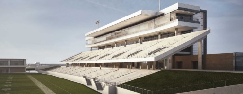 The new stadium is expected to have 12,000 seats.