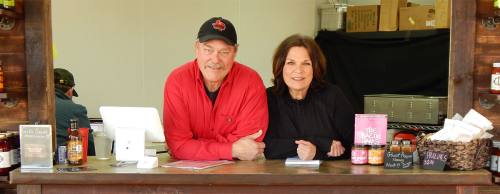 Co-owners Steve and JoAnn Barker greet customers inside their newest location at n1689 W. Northwest Hwy., Grapevine.