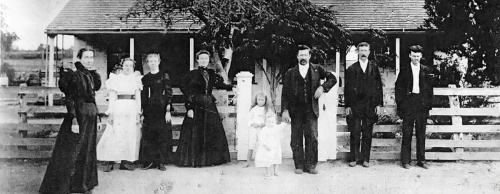 The Bryson family lived in Leander in 1872 where the Bryson homes community is now at Toll 183A and San Gabriel Parkway.