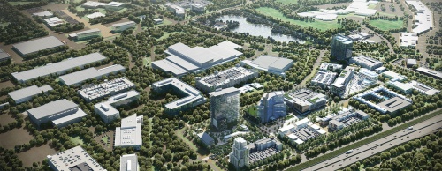 Master-planned commercial development Generation Park could house about 150,000 employees at build-out.