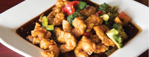 General Tsou2019s Shrimp ($10.95) is among the restaurantu2019s most popular dishes.