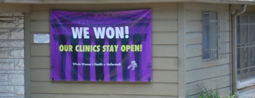 Texas organizations assembled at abortion provider ChoiceWorks, formerly Whole Woman's Health of Austin, 8401 N. IH 35, Austin, to provide news of the June 27 U.S. Supreme Court ruling that struck down a state law restricting abortion clinics.