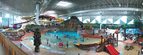 Kalahari Resorts &amp; Conventions is coming to Round Rock in approximately 2020. All three existing locations, including the one in Wisconsin Dells, Wisconsin, feature large indoor water parks. 