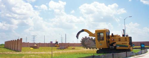 The foundation is starting to go up at Miramesa Town Center, located at the intersection of West and Fry roads in Cypress. The first tenants could open at the site by early 2017.