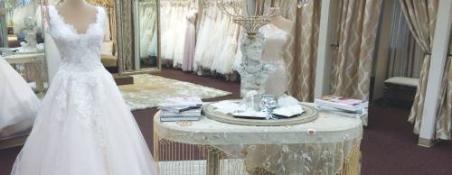 Brickhouse Bridal has a selection of more than 500 wedding gowns from which brides can choose.