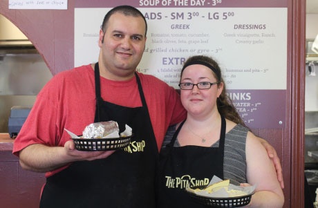 Omar Aldmour and Susan Mutschlechner Aldmour opened the Pita Shop in September 2015. 
